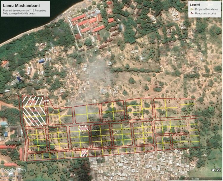 120 plots for sale in Lamu Mashambani 1/2 , 1/4 and 1/8 acre plots 30